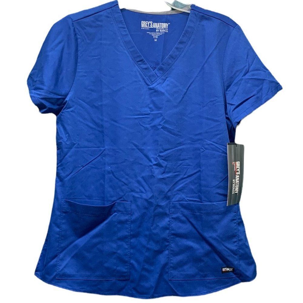 NWT Grey's Anatomy Scrub by Barco Blue Size Medium